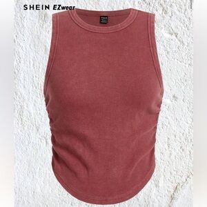 Red Sleeveless Top